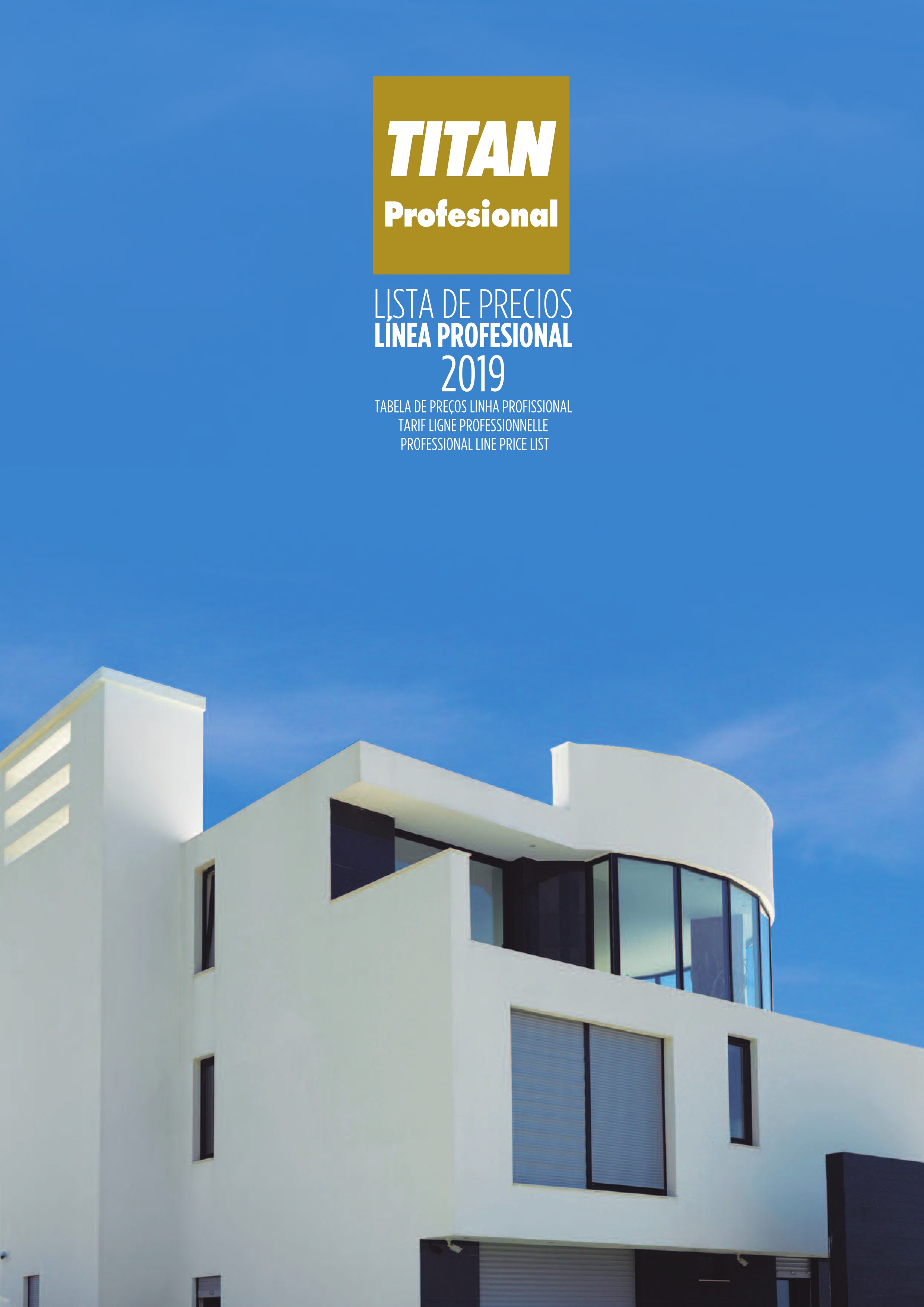 Tarifa Titan profesional 2019