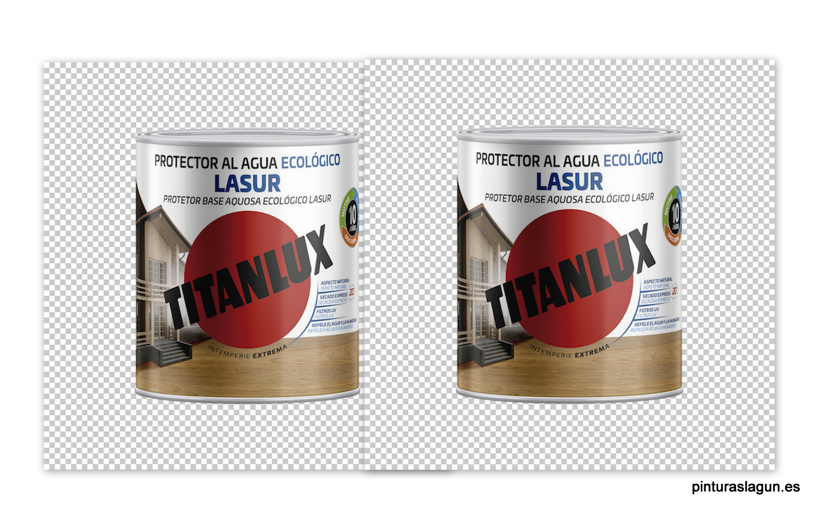 Colores protector lasur Titanlux ecologico al agua