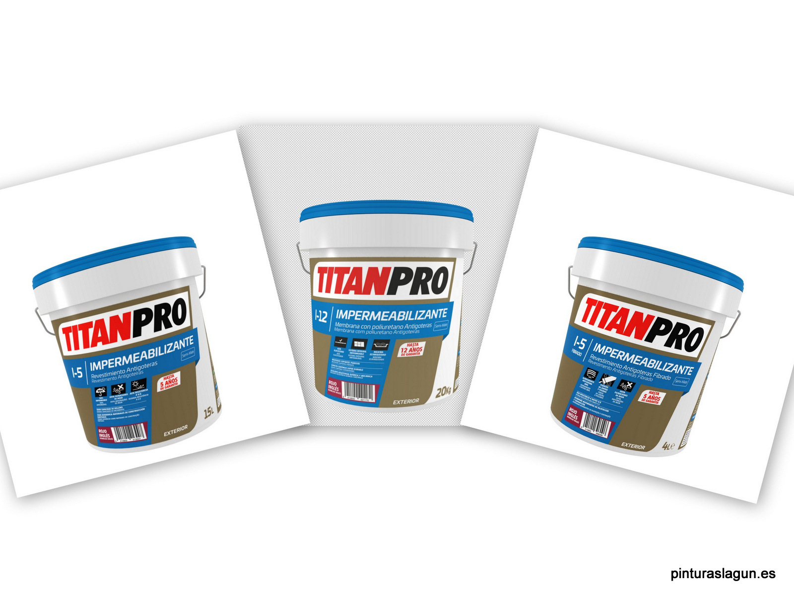 Colores Titanpro impermeabilizantes