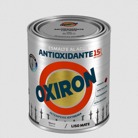 Esmalte antioxidante Oxiron al agua liso mate