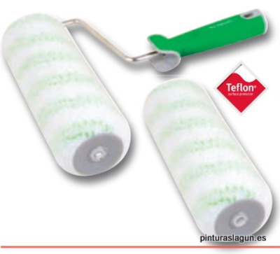 Rodillo recambiable Ritmo teflon raya verde