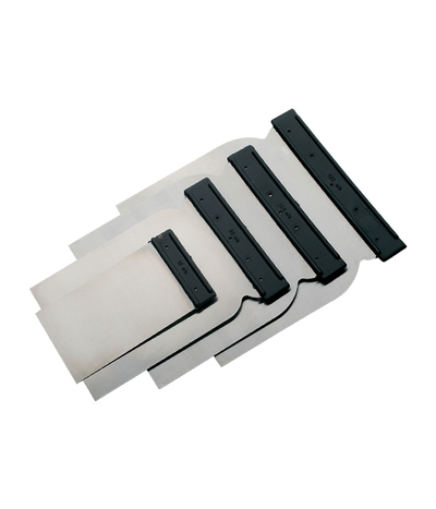 Espatulas carrocero acero set 4 unidades