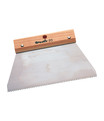 Espatula encolar dentado triangular