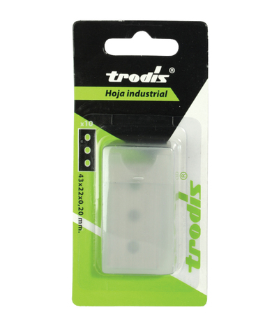 Hoja industrial recta skin 10 hojas