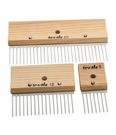 Peine rayar púa plana