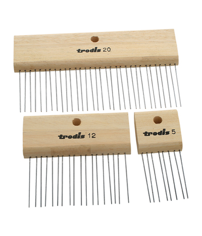 Peine rayar púa redonda