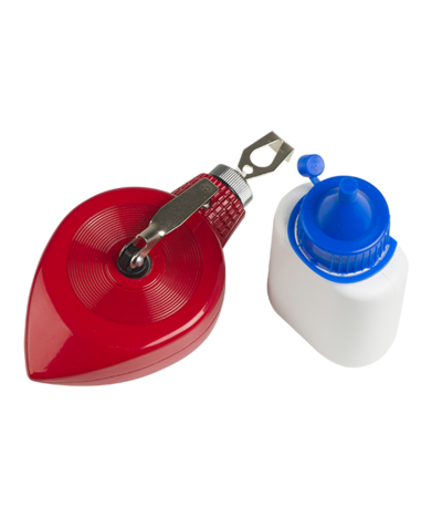 Plomada trazadora con bote colorante