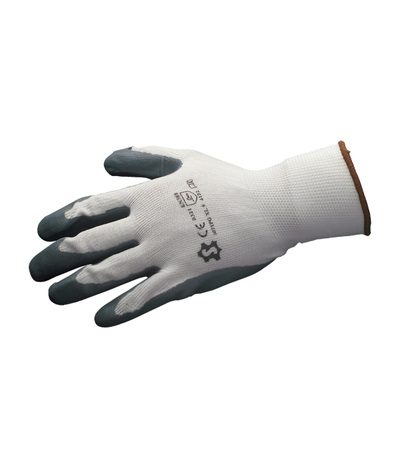 Guantes nylon nitrilo gris