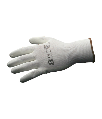 Guantes nylon poliuretano blanco Guantes nylon poliuretano blanco