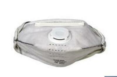 Mascarilla FFP2D carbono con valvula
