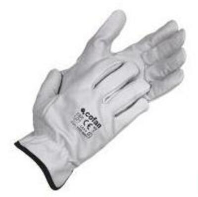 Guante vacuno gris Guante vacuno gris