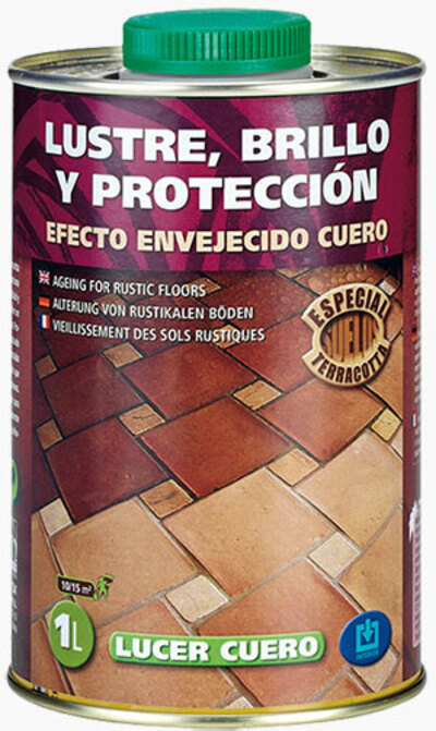 Lucer cuero ennoblecimiento suelos