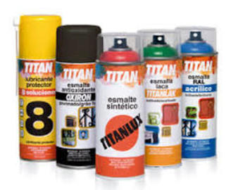 Carta colores spray Titan