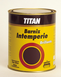 Barniz Titanlux sintetico intemperie - Oferta