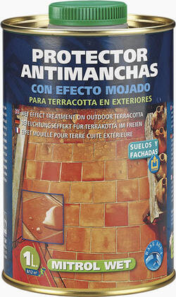 Mitrol Wet efecto mojado tratamiento suelos exterior 